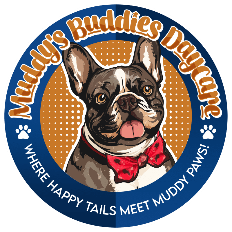 Muddy Buddies Daycare Logo WHT